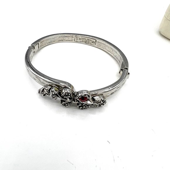 Lenox Jewelry Vintage Lenox Flower The Month July Larkspur Red